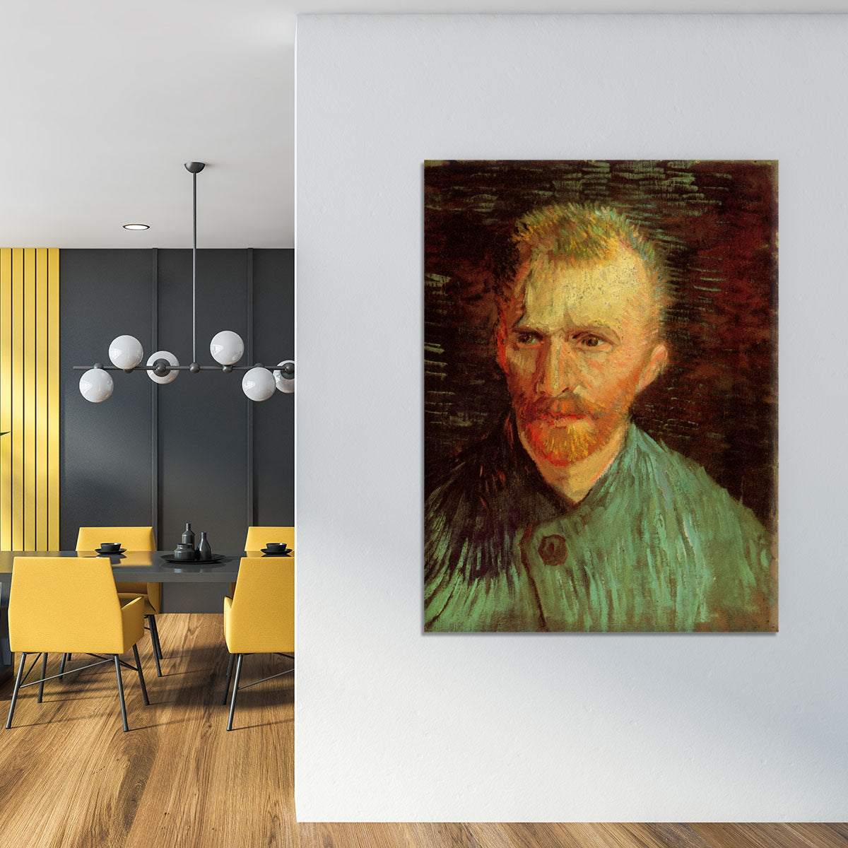 Self-Portrait 8 by Van Gogh Canvas Print or Poster - Canvas Art Rocks - 4