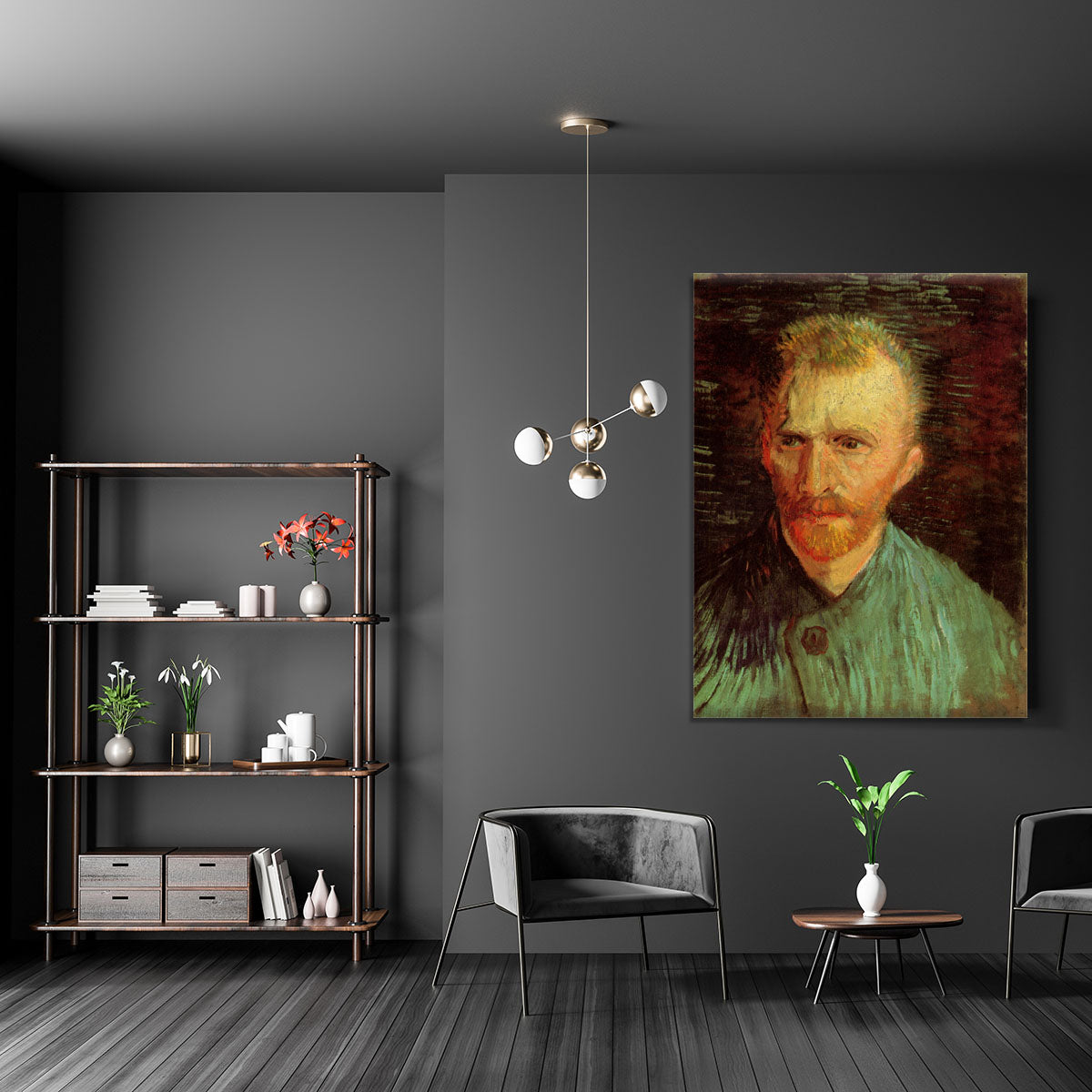 Self-Portrait 8 by Van Gogh Canvas Print or Poster - Canvas Art Rocks - 5