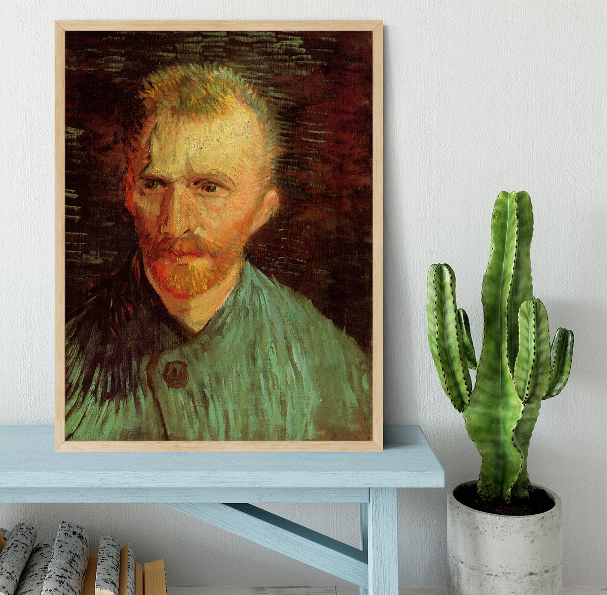Self-Portrait 8 by Van Gogh Framed Print - Canvas Art Rocks - 4