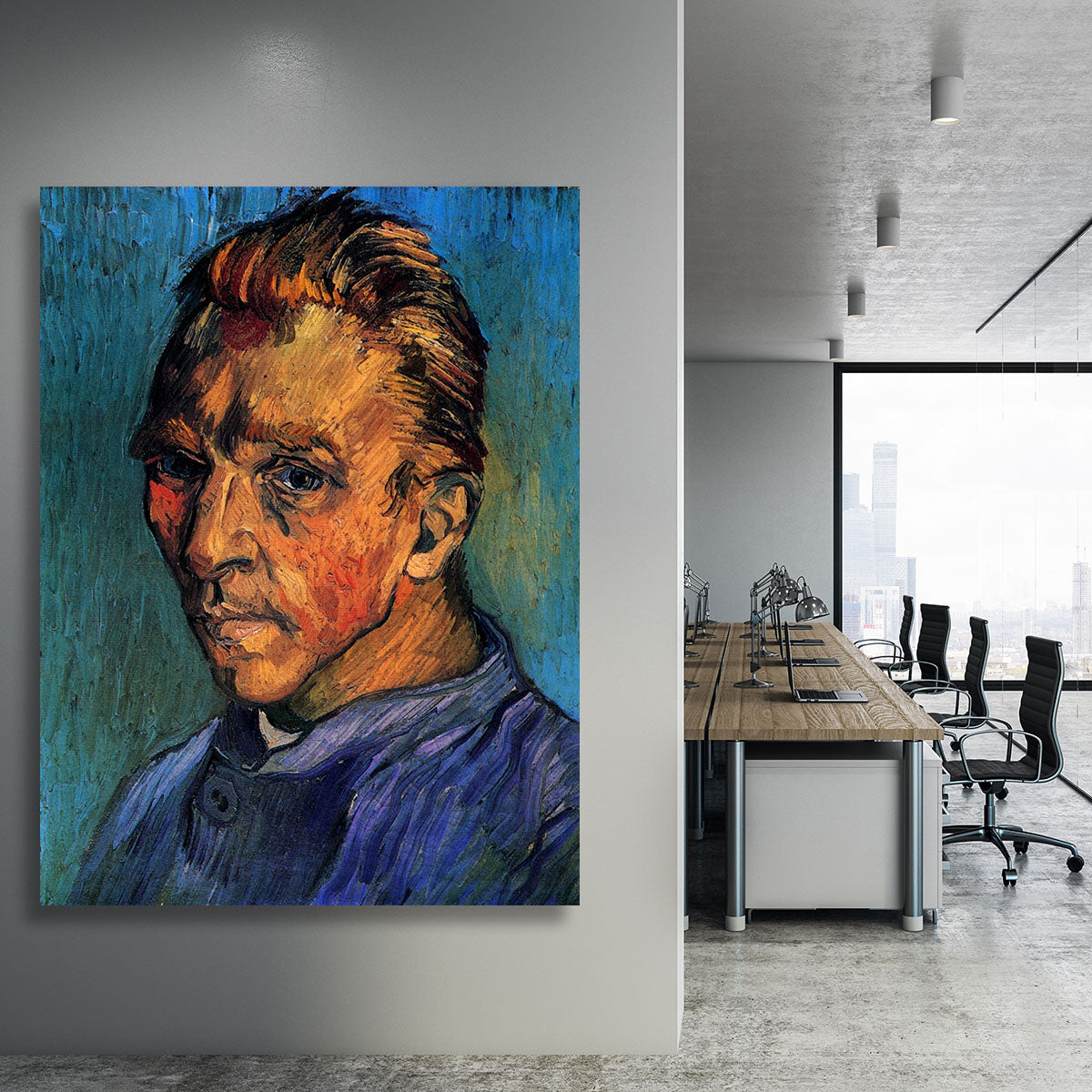 Self-Portrait by Van Gogh Canvas Print or Poster - Canvas Art Rocks - 3