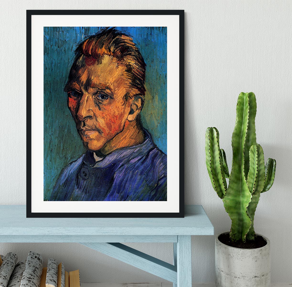 Self-Portrait by Van Gogh Framed Print - Canvas Art Rocks - 1