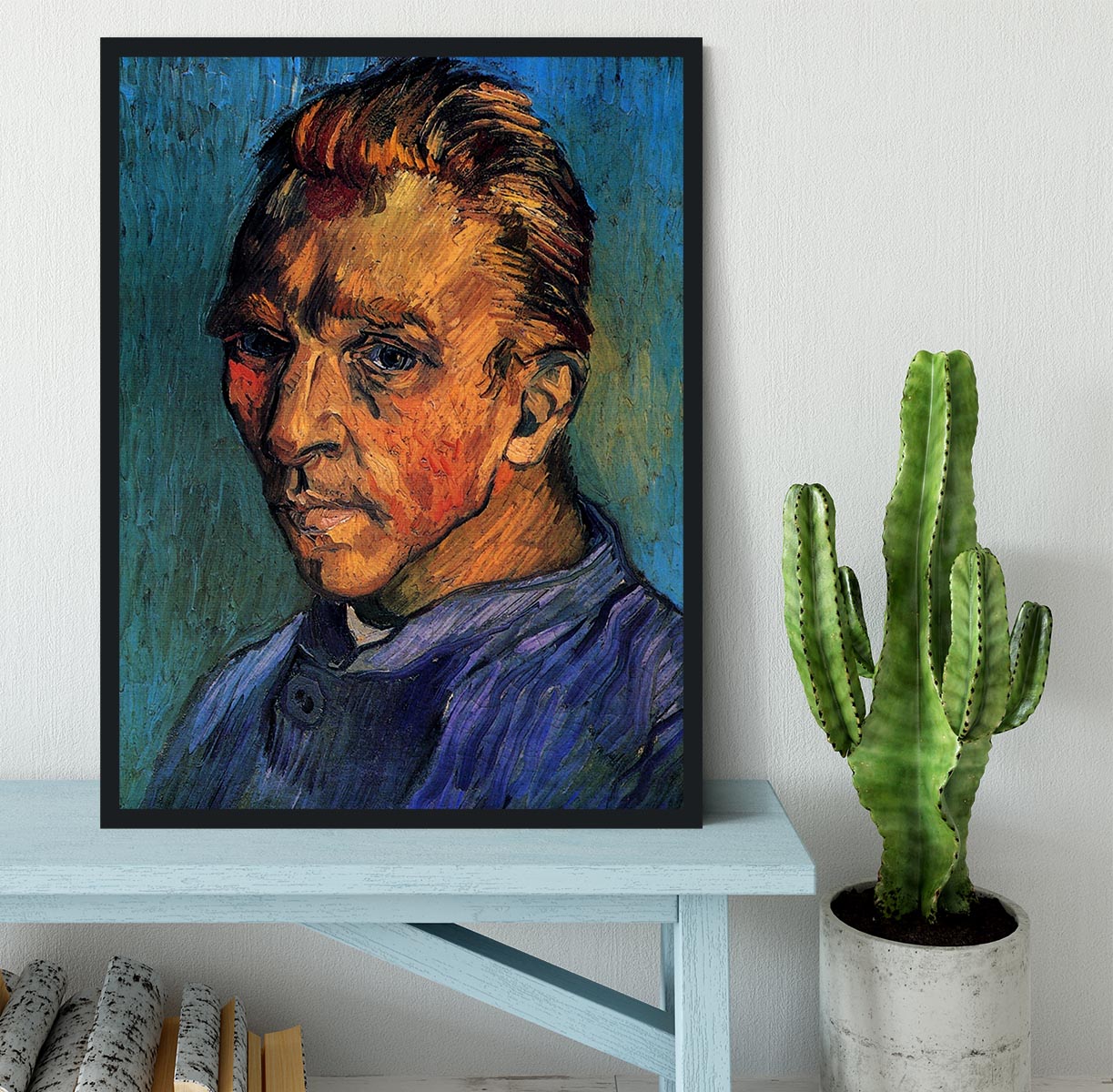Self-Portrait by Van Gogh Framed Print - Canvas Art Rocks - 2
