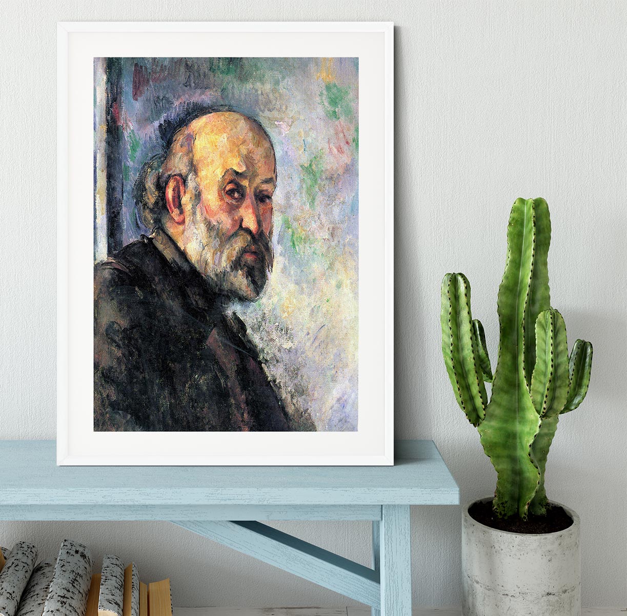 Self Portrait #4 by Cezanne Framed Print - Canvas Art Rocks - 5