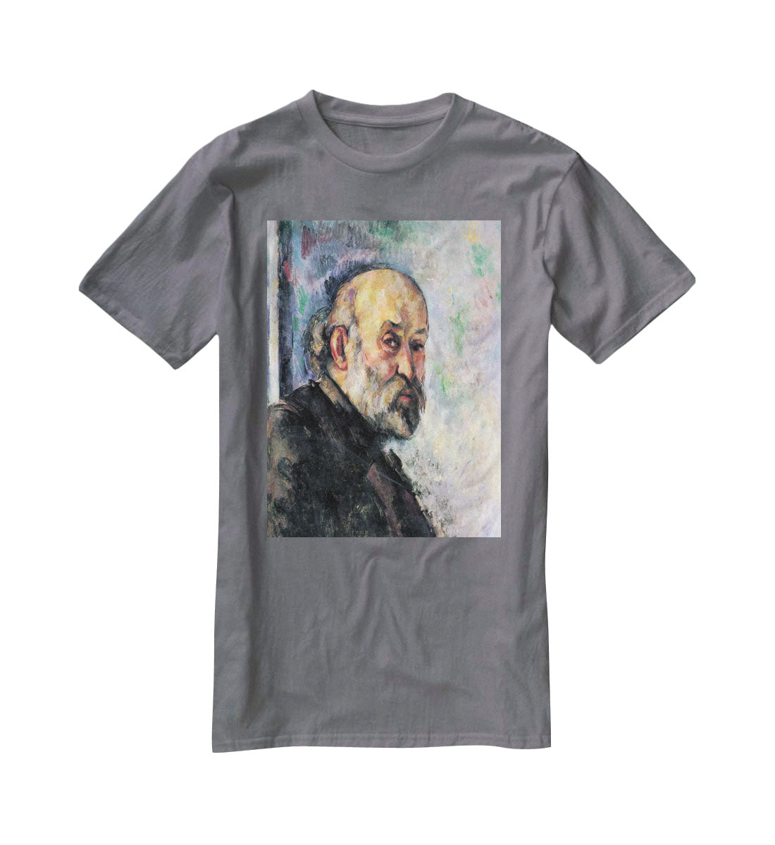 Self Portrait #4 by Cezanne T-Shirt - Canvas Art Rocks - 3