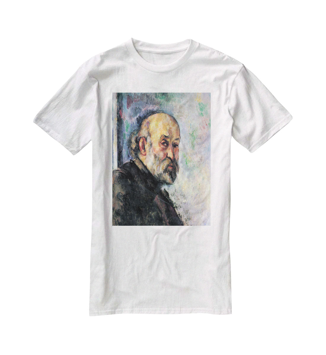 Self Portrait #4 by Cezanne T-Shirt - Canvas Art Rocks - 5
