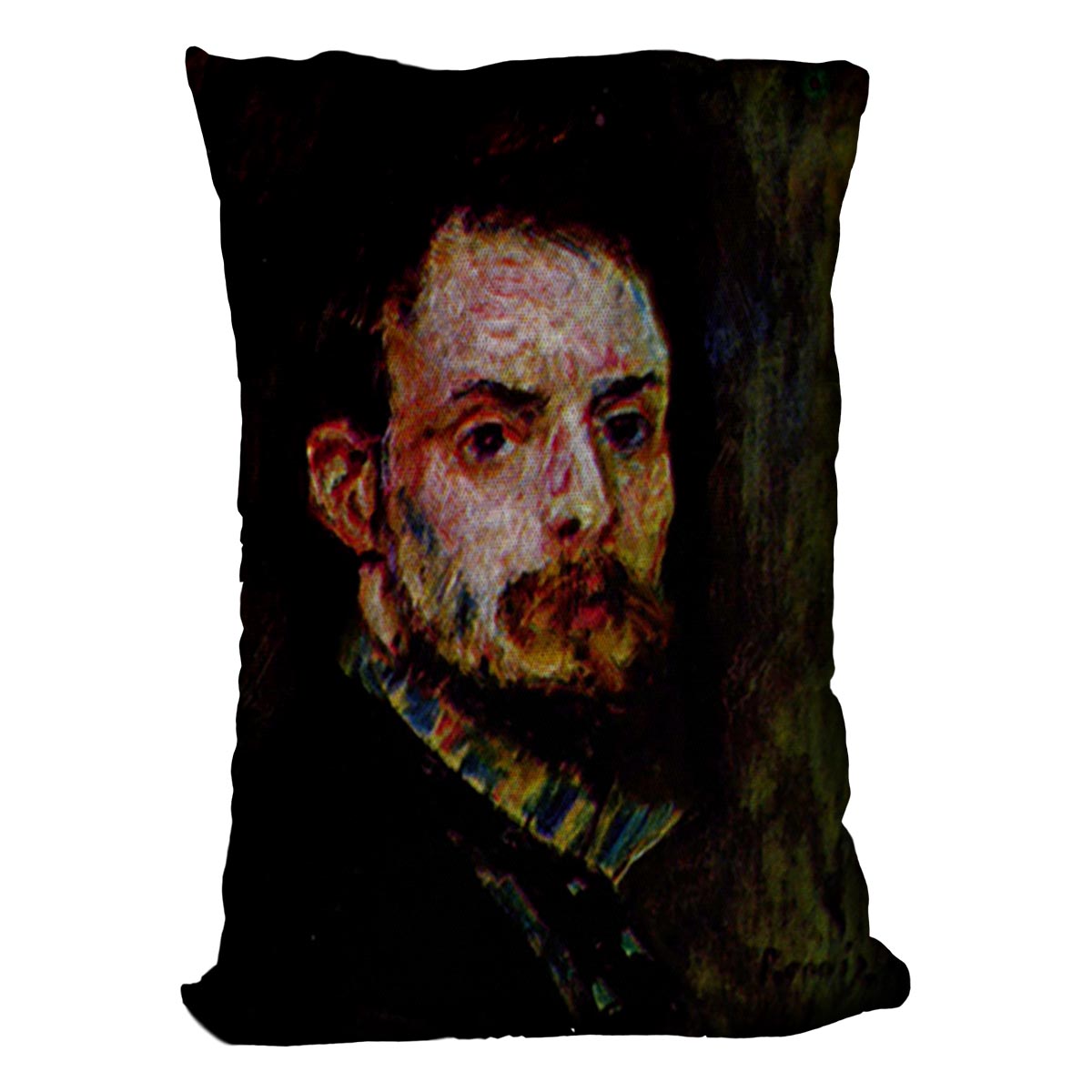 Self Portrait 2 by Renoir Cushion