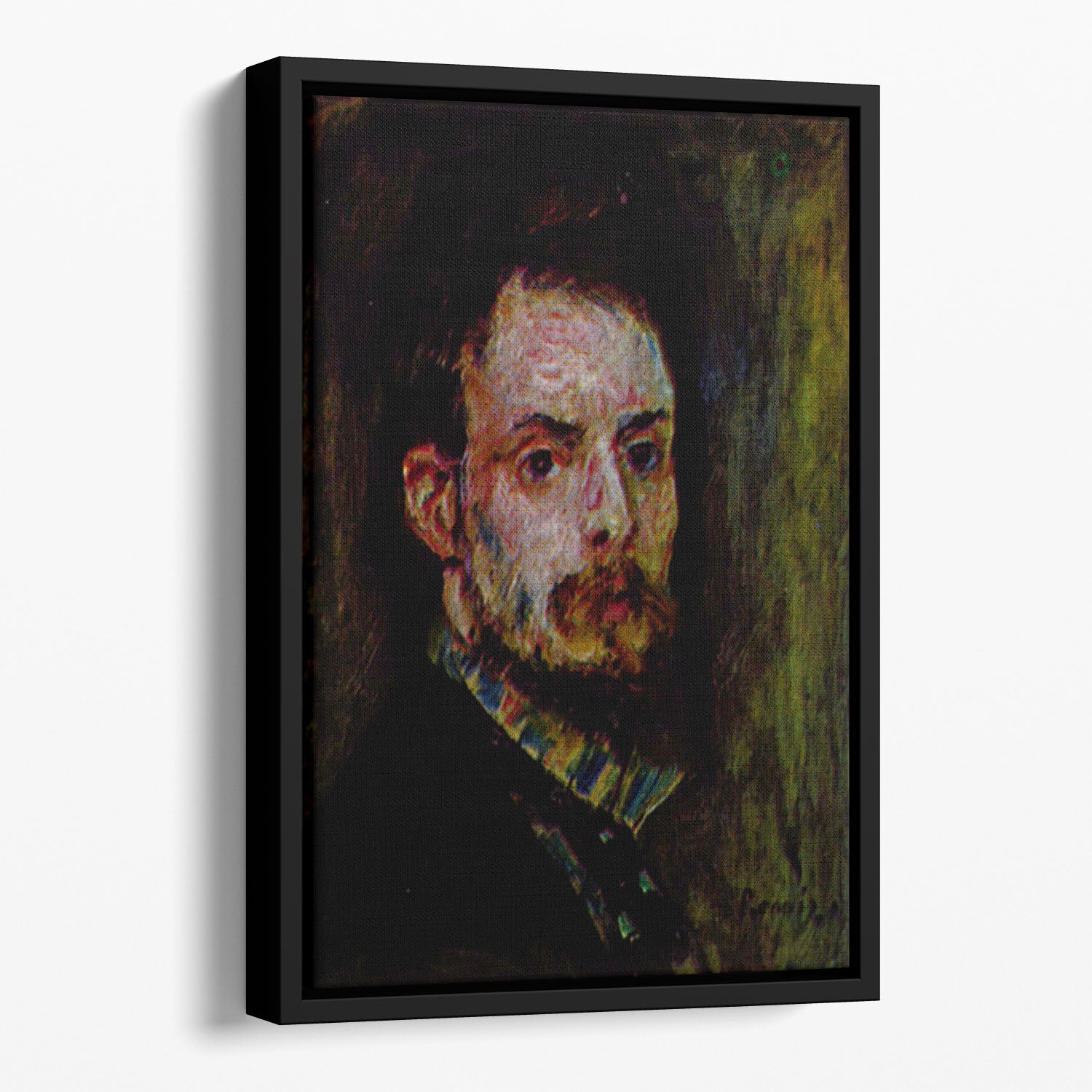 Self Portrait 2 by Renoir Floating Framed Canvas