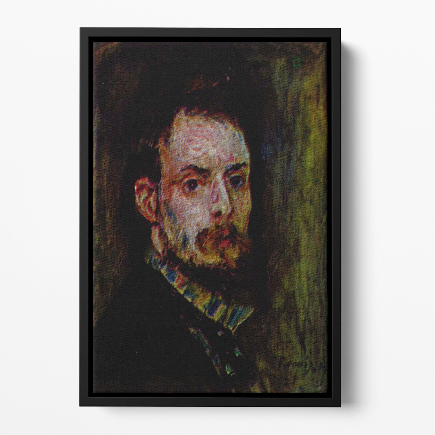 Self Portrait 2 by Renoir Floating Framed Canvas
