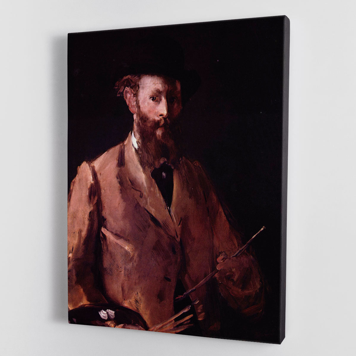 Self Portrait with Pallette by Manet Canvas Print or Poster - Canvas Art Rocks - 1