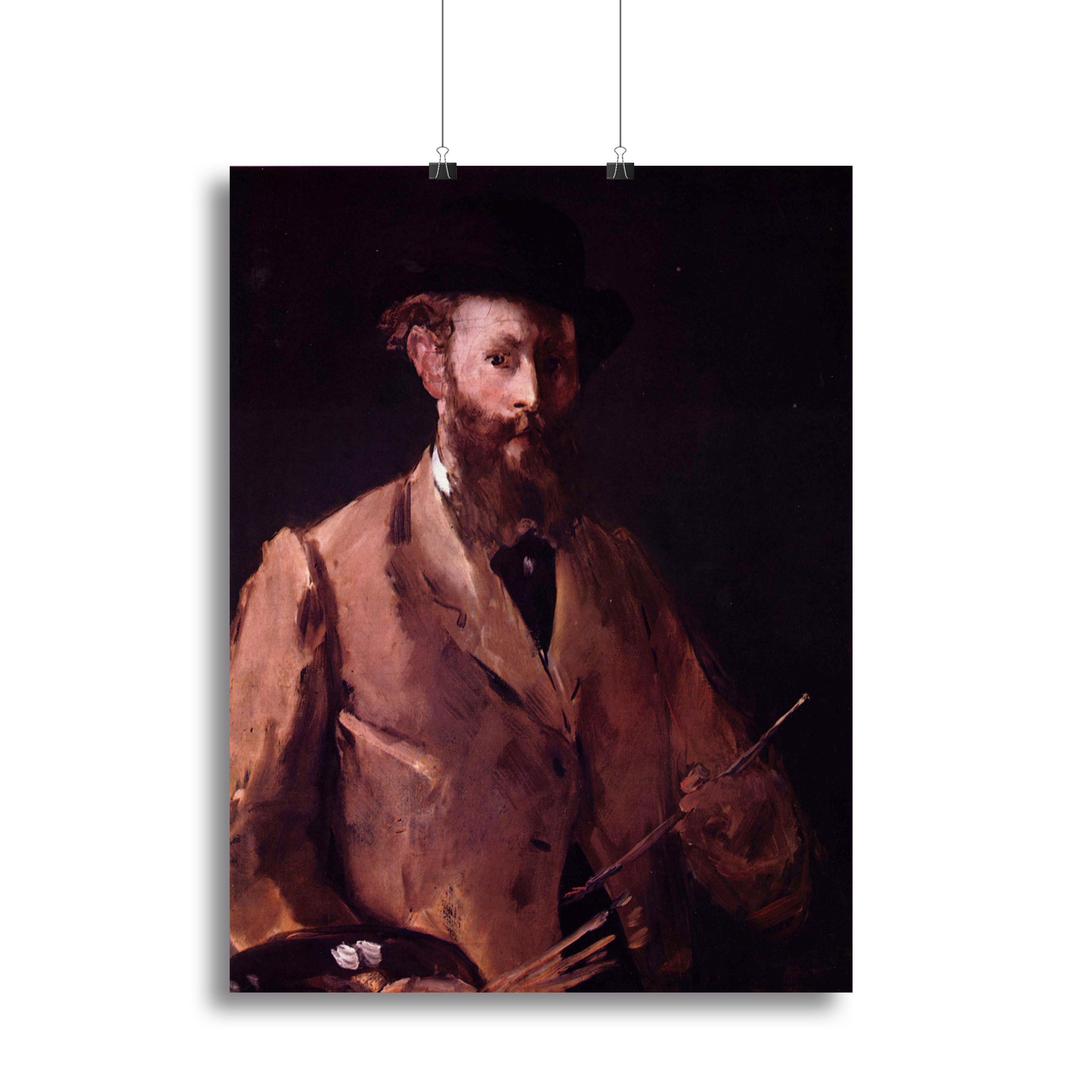 Self Portrait with Pallette by Manet Canvas Print or Poster - Canvas Art Rocks - 2