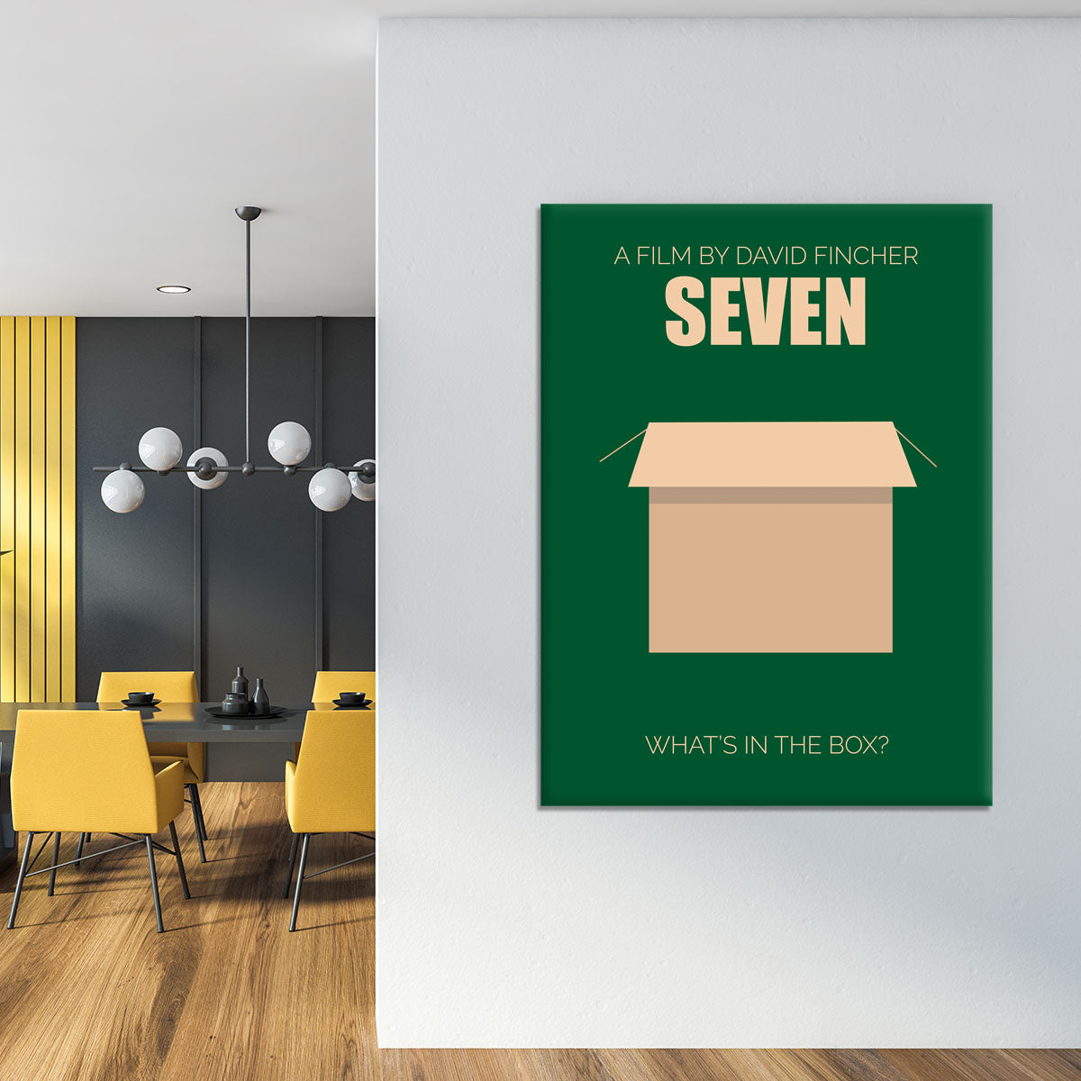 Seven Minimal Movie Canvas Print or Poster - Canvas Art Rocks - 4