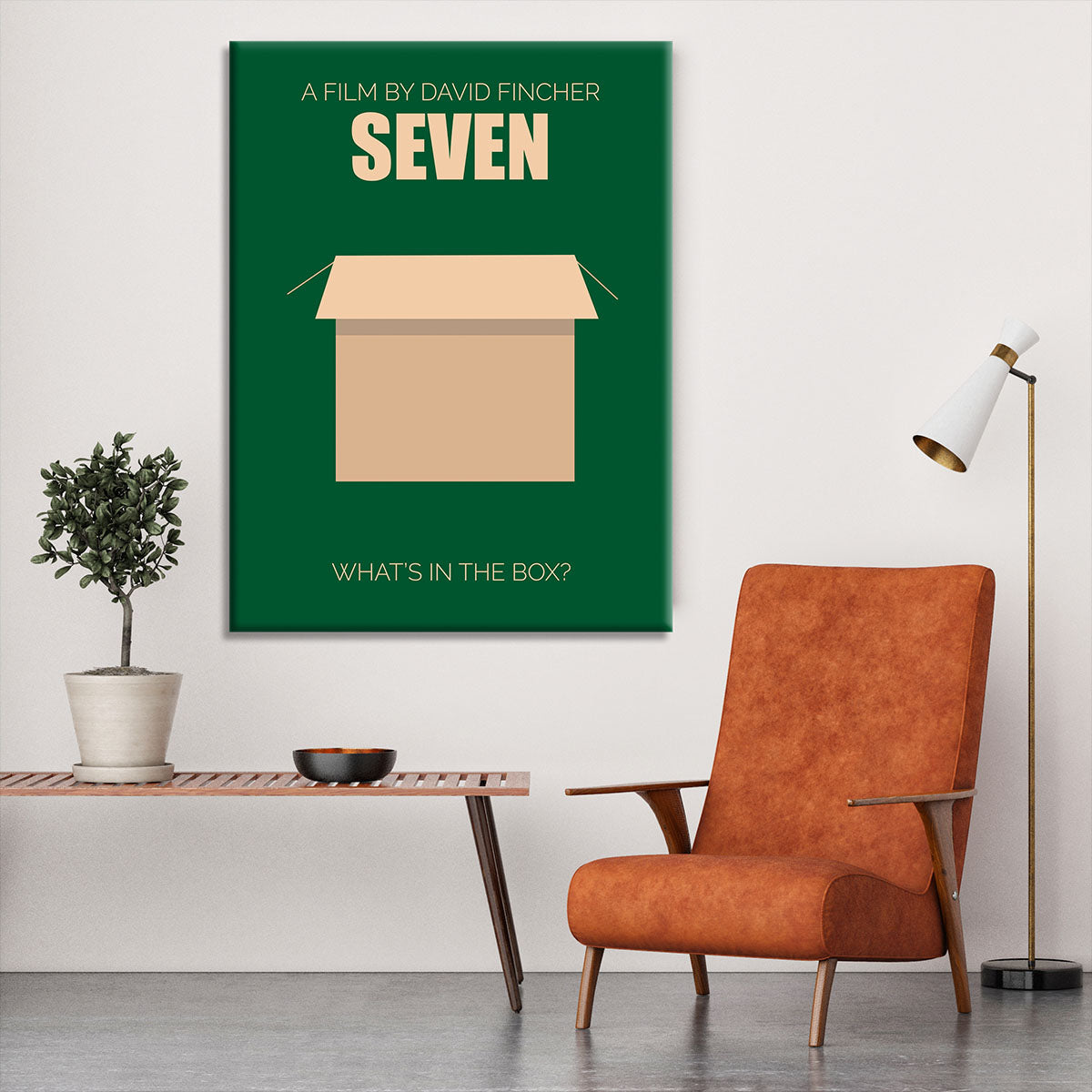 Seven Minimal Movie Canvas Print or Poster - Canvas Art Rocks - 6
