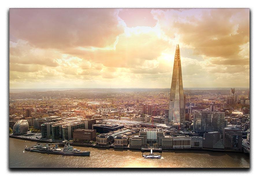 Shard of Glass at sunset Canvas Print or Poster  - Canvas Art Rocks - 1