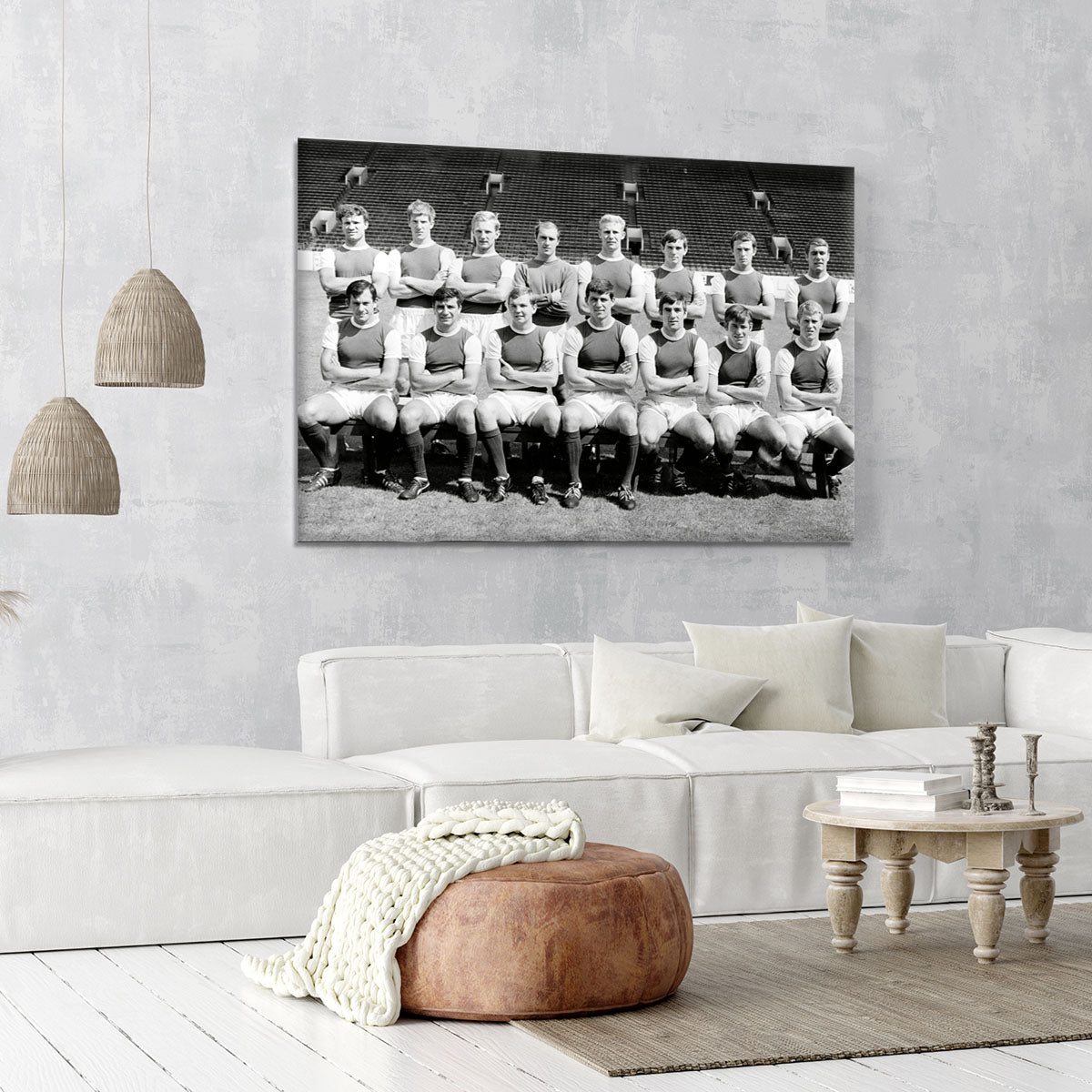 Sheffield Wednesday Football Club Team Photo 1967-68 Season Canvas Print or Poster - Canvas Art Rocks - 6