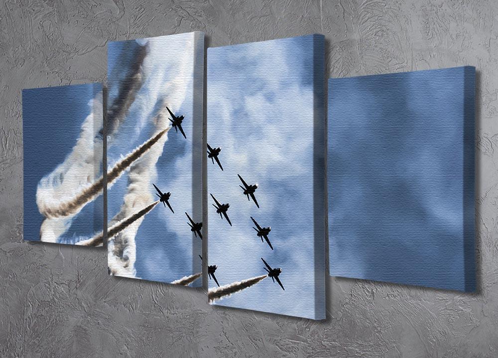 Show of force jets 4 Split Panel Canvas  - Canvas Art Rocks - 2