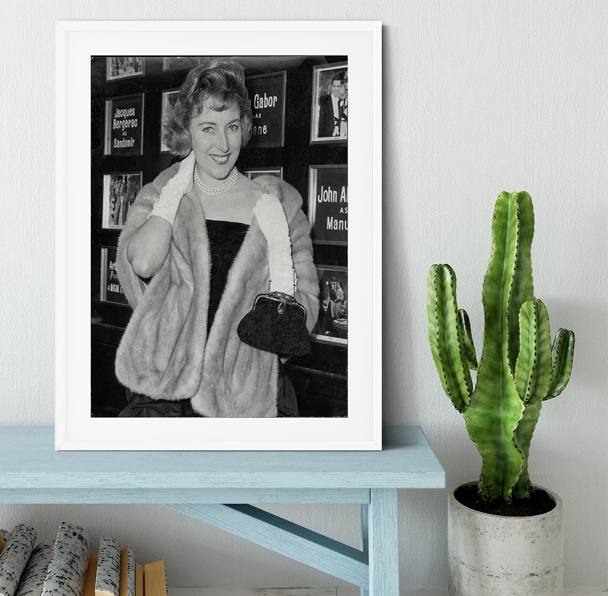 Singer Vera Lynn Framed Print - Canvas Art Rocks - 5