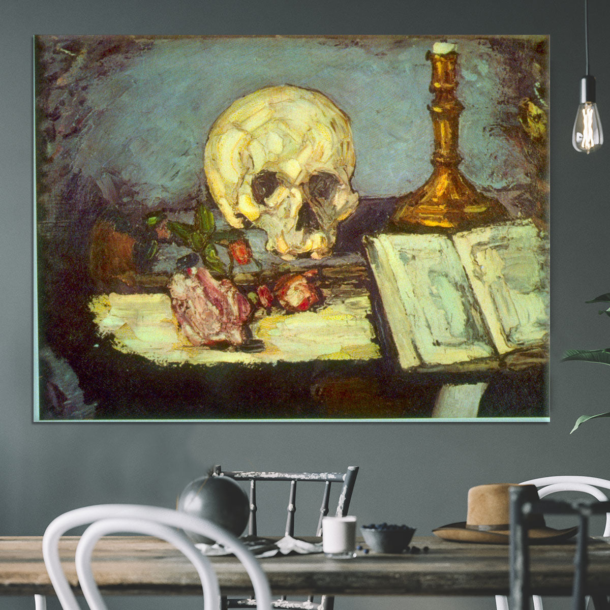Skull by Degas Canvas Print or Poster - Canvas Art Rocks - 3