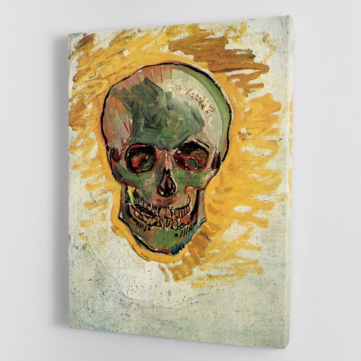Skull by Van Gogh Canvas Print or Poster - Canvas Art Rocks - 1