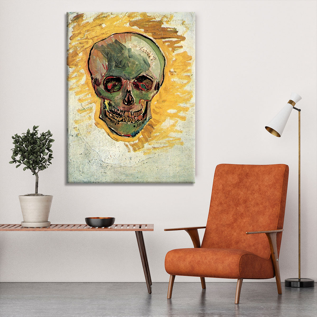 Skull by Van Gogh Canvas Print or Poster - Canvas Art Rocks - 6