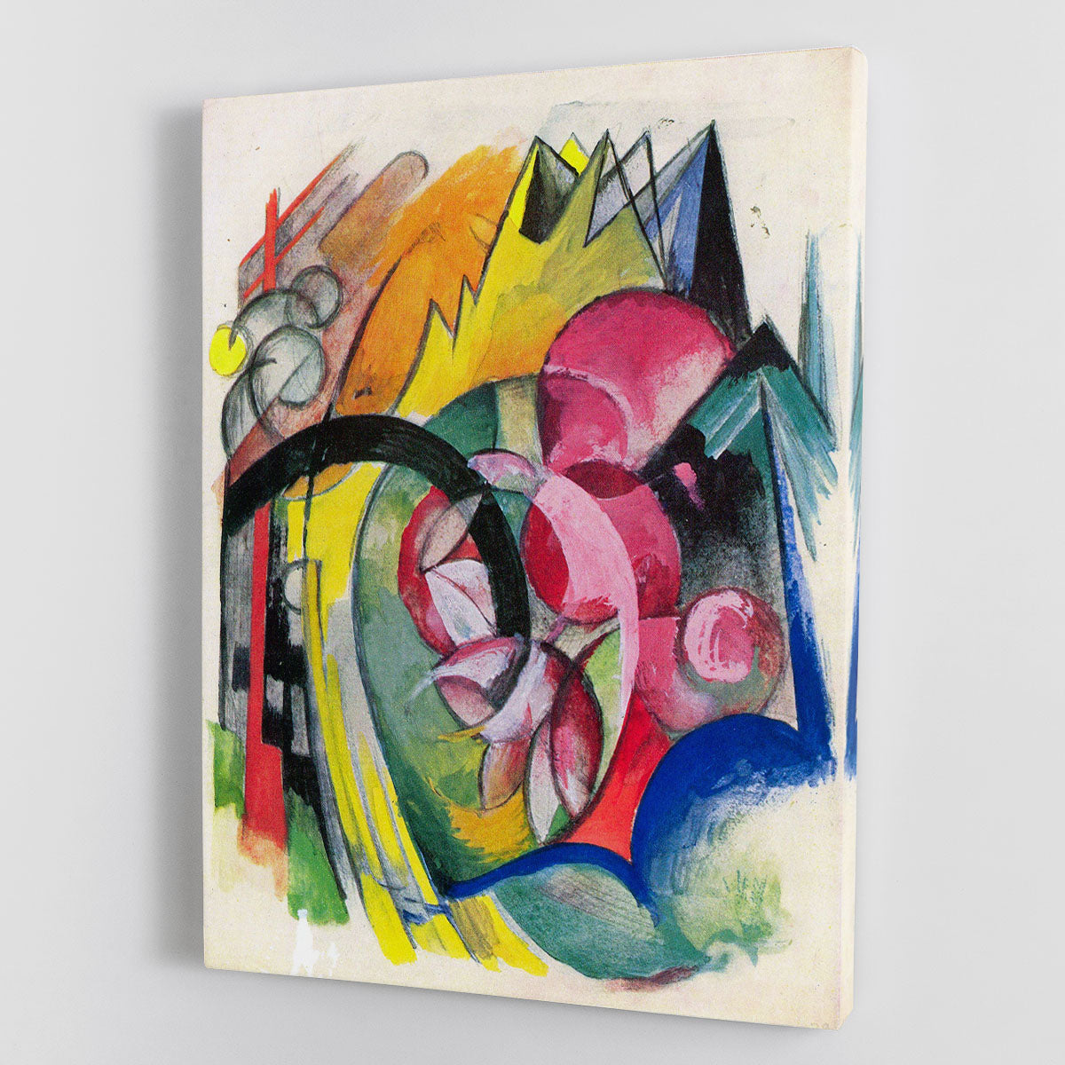 Small composition II by Franz Marc Canvas Print or Poster - Canvas Art Rocks - 1