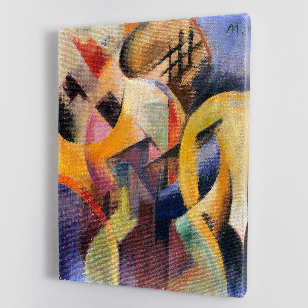 Small composition I by Franz Marc Canvas Print or Poster - Canvas Art Rocks - 1