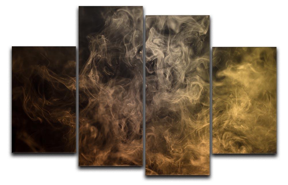 Smoke Art 4 Split Panel Canvas  - Canvas Art Rocks - 1