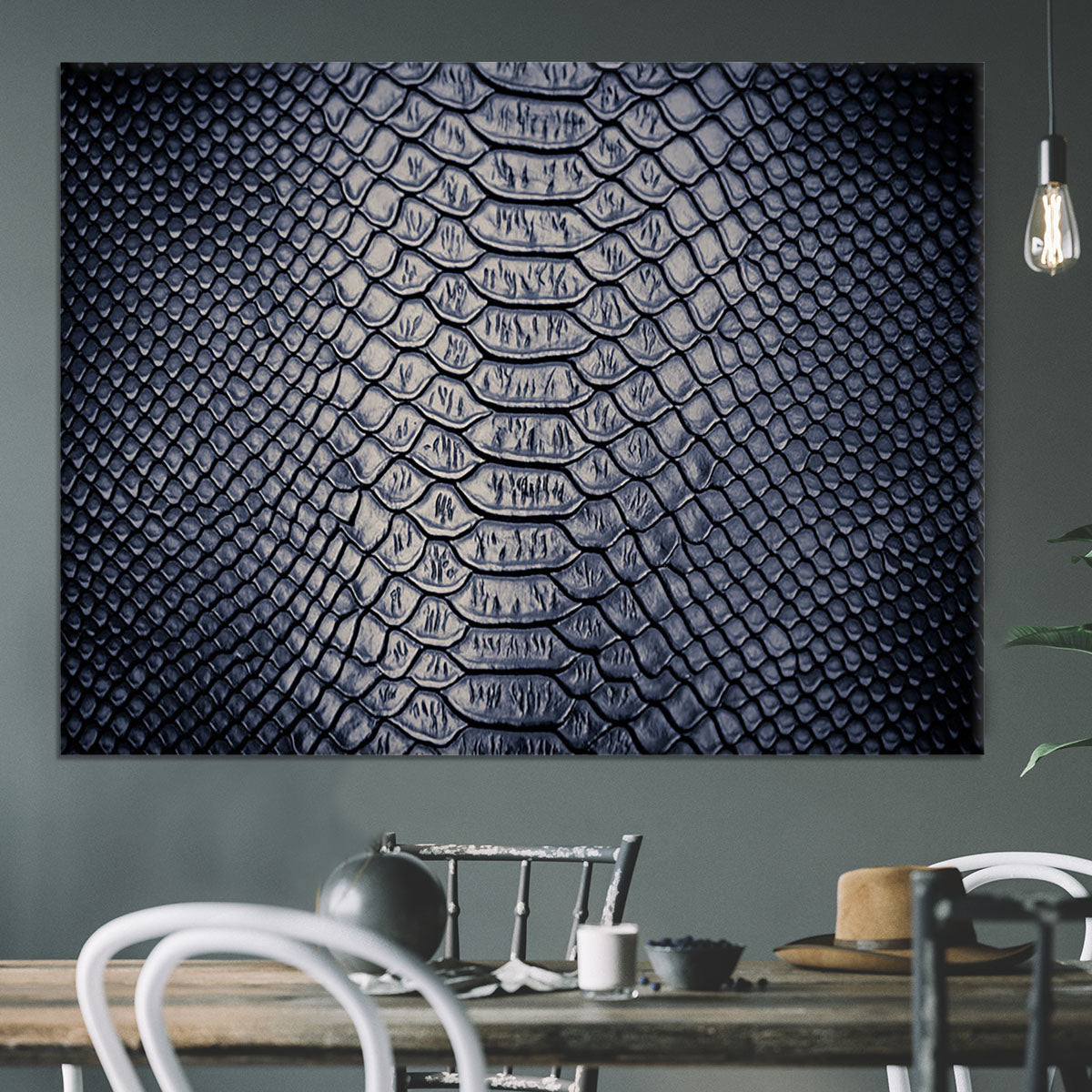 Snake skin texture Canvas Print or Poster - Canvas Art Rocks - 3