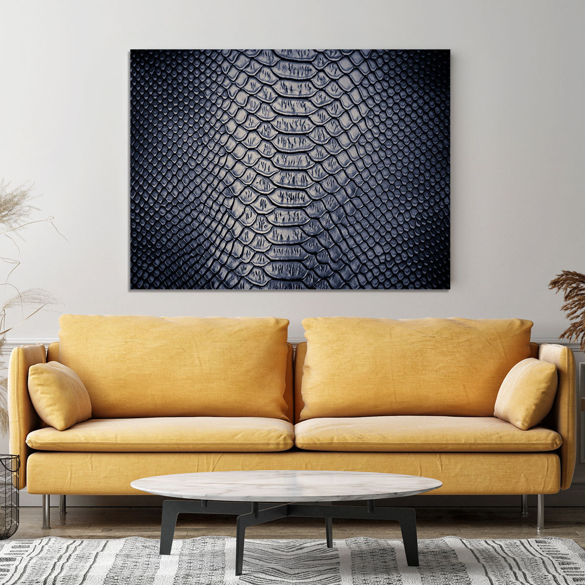 Snake skin texture Canvas Print or Poster - Canvas Art Rocks - 4