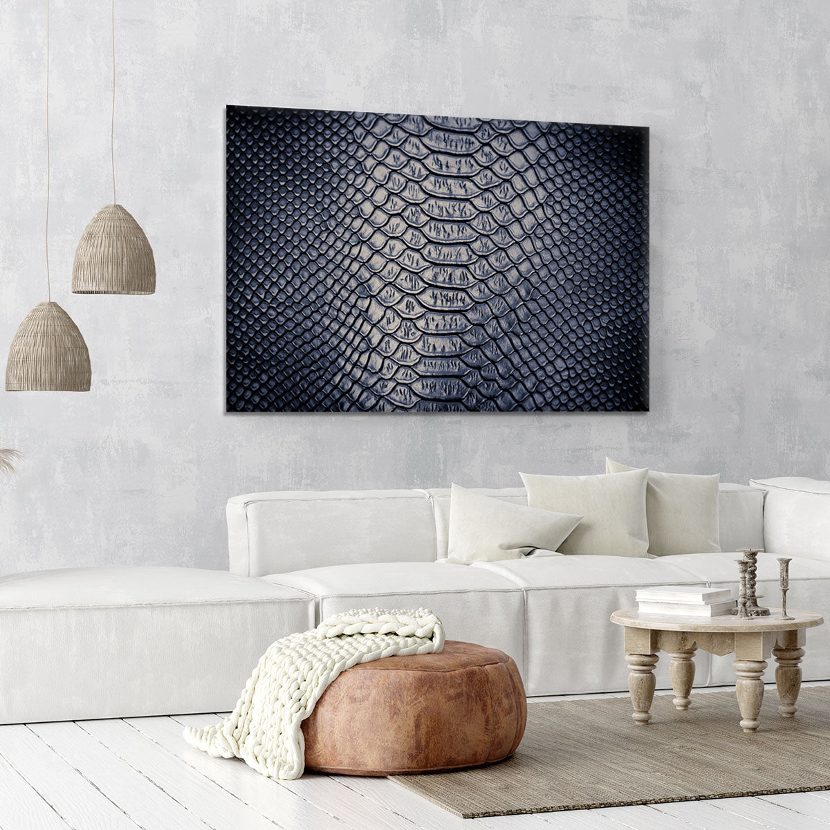 Snake skin texture Canvas Print or Poster - Canvas Art Rocks - 6