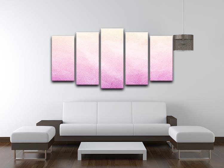 Soft cloud and sky abstract 5 Split Panel Canvas  - Canvas Art Rocks - 3
