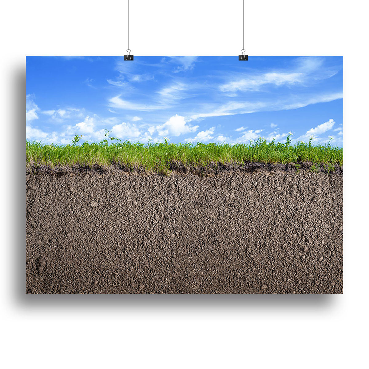 Soil ground Canvas Print or Poster - Canvas Art Rocks - 2
