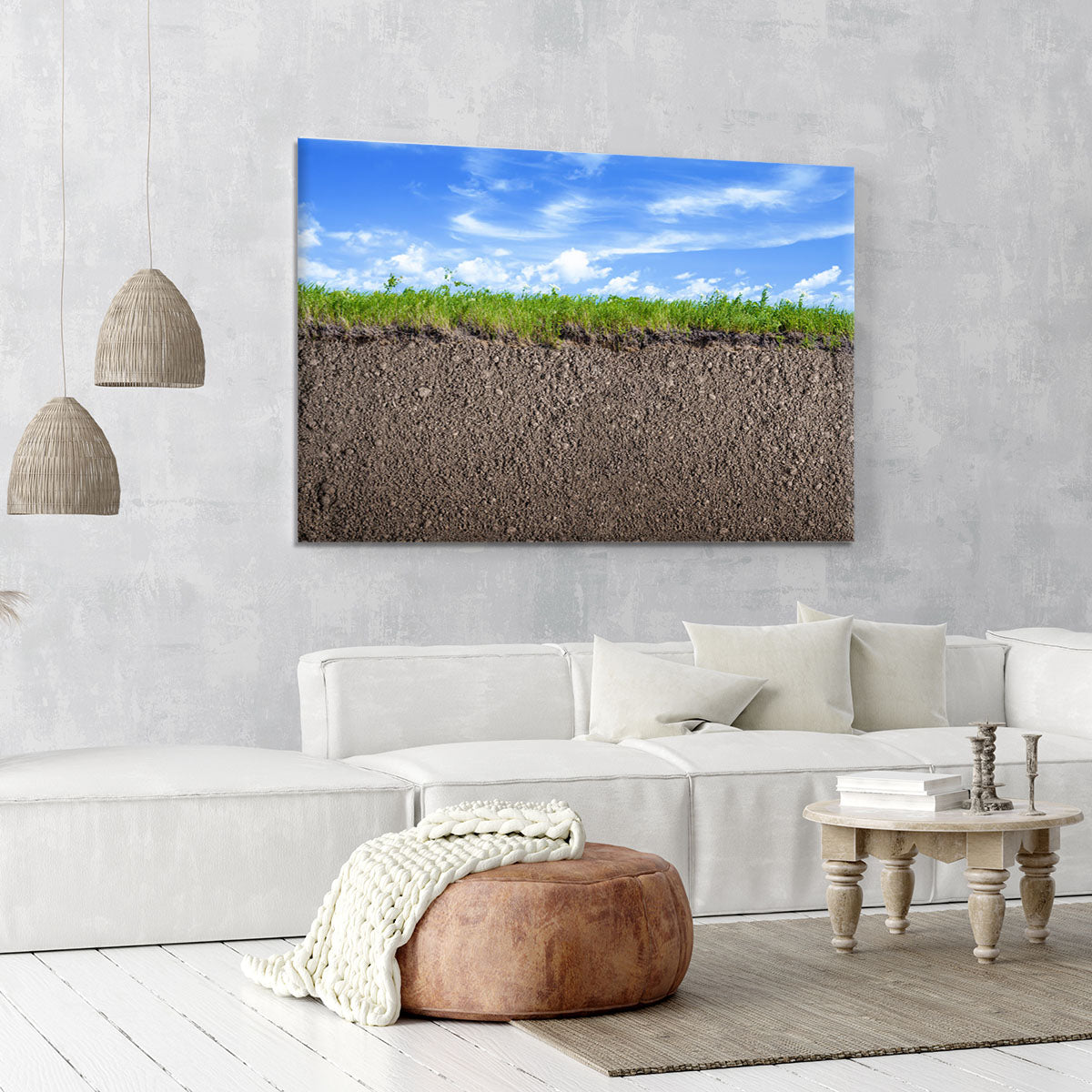 Soil ground Canvas Print or Poster - Canvas Art Rocks - 6