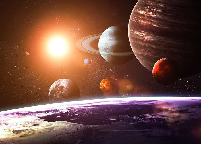 Solar system and space objects Wall Mural Wallpaper