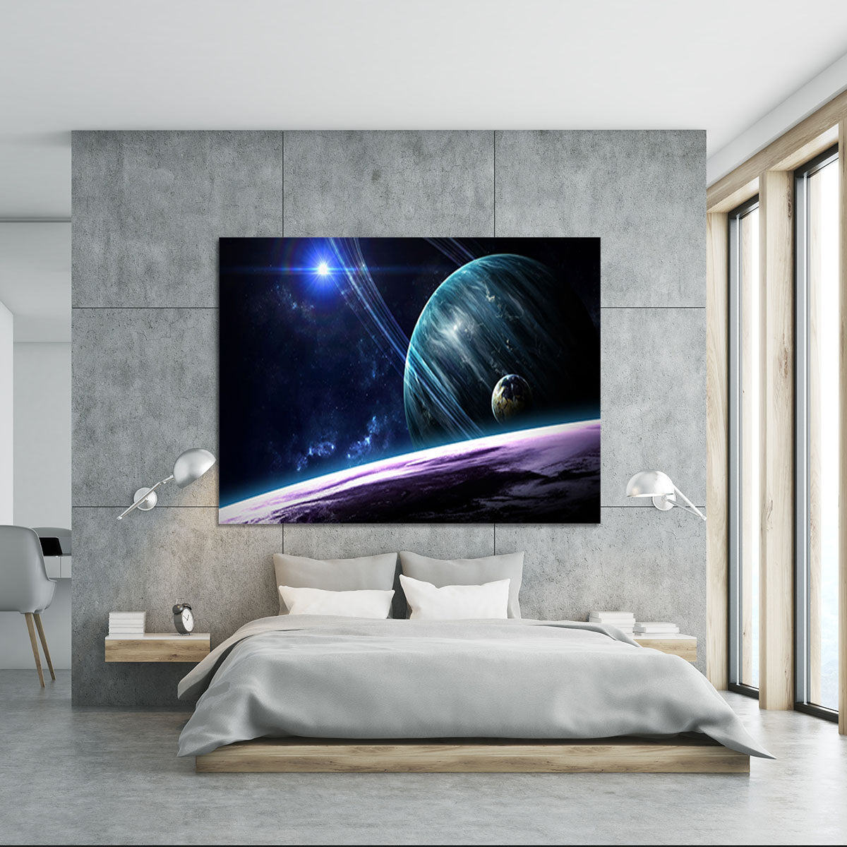 Space Planets Canvas Print or Poster - Canvas Art Rocks - 5
