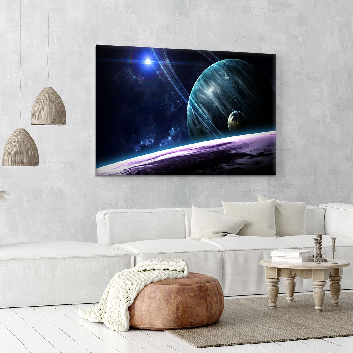 Space Planets Canvas Print or Poster - Canvas Art Rocks - 6