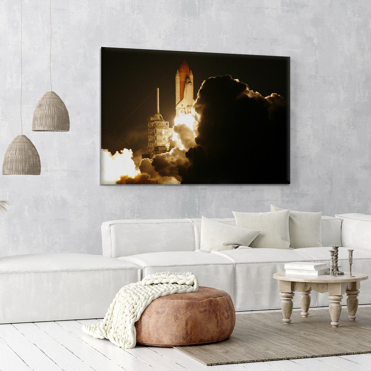 Space Shuttle Take Off Canvas Print or Poster - Canvas Art Rocks - 6