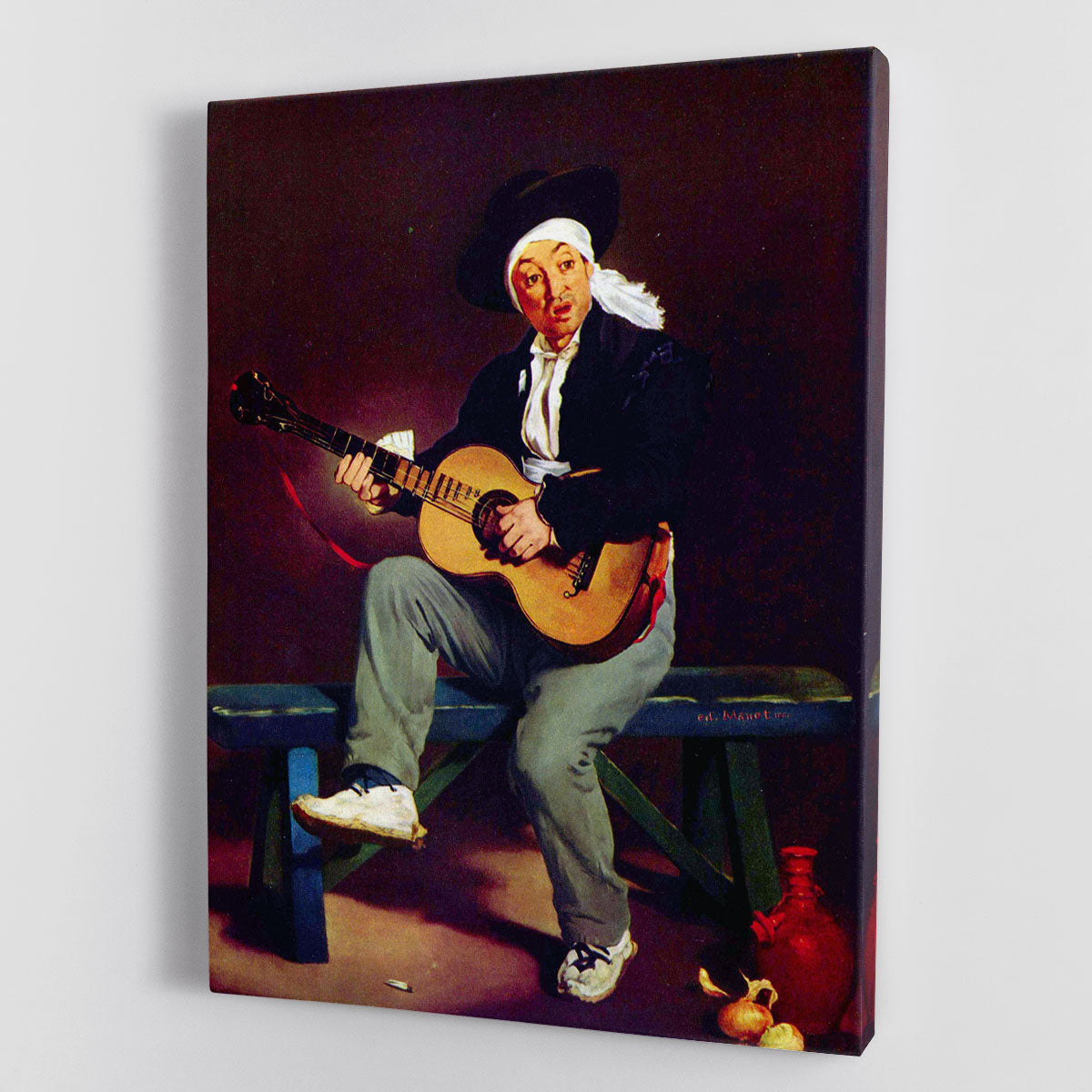 Spanish singer by Manet Canvas Print or Poster - Canvas Art Rocks - 1