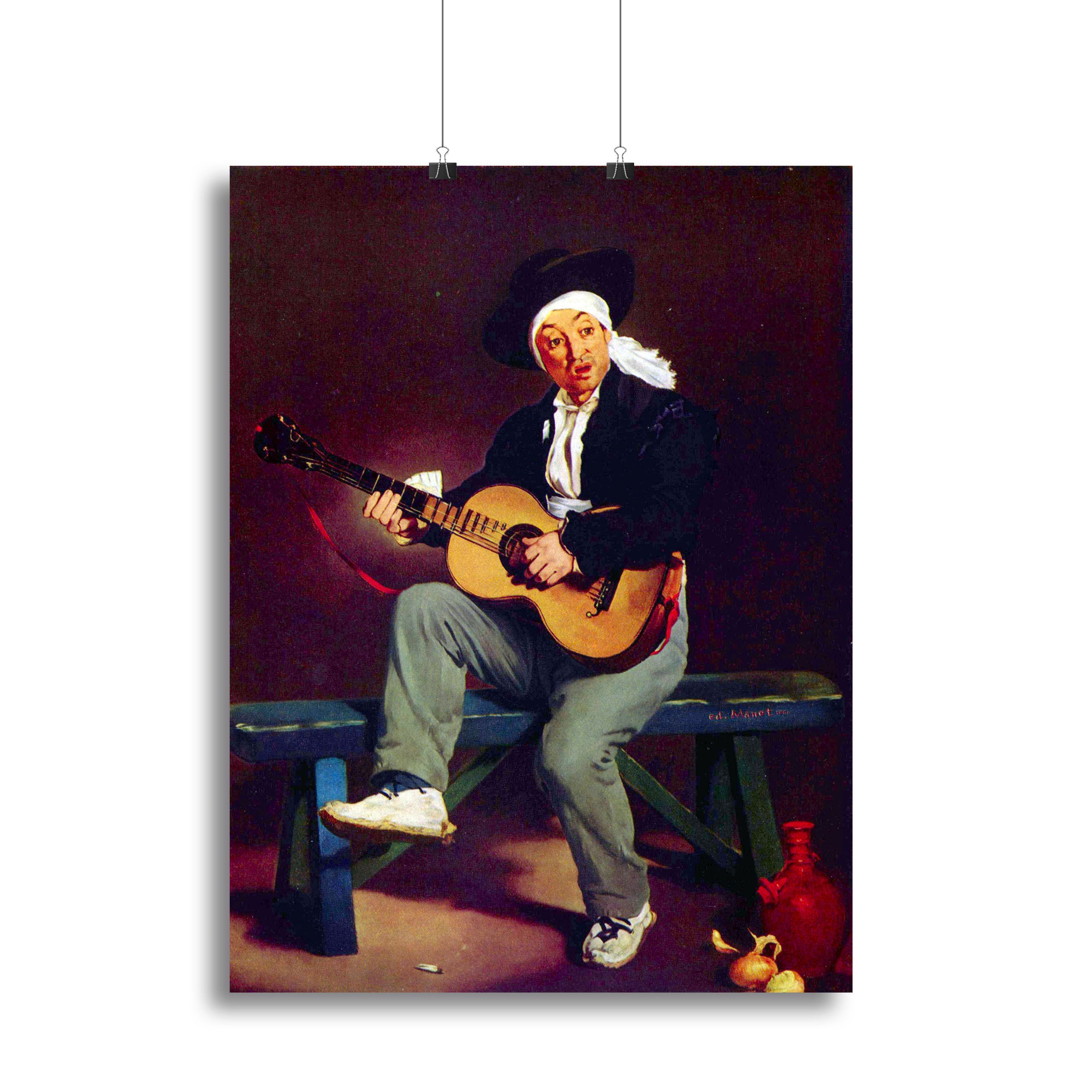 Spanish singer by Manet Canvas Print or Poster - Canvas Art Rocks - 2