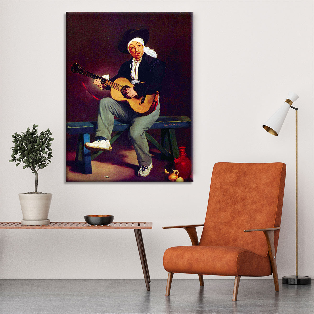 Spanish singer by Manet Canvas Print or Poster - Canvas Art Rocks - 6