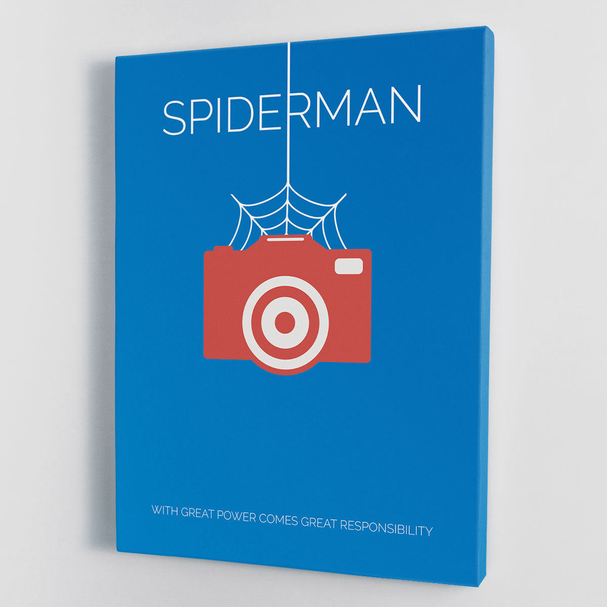 Spiderman Minimal Movie Canvas Print or Poster - Canvas Art Rocks - 1