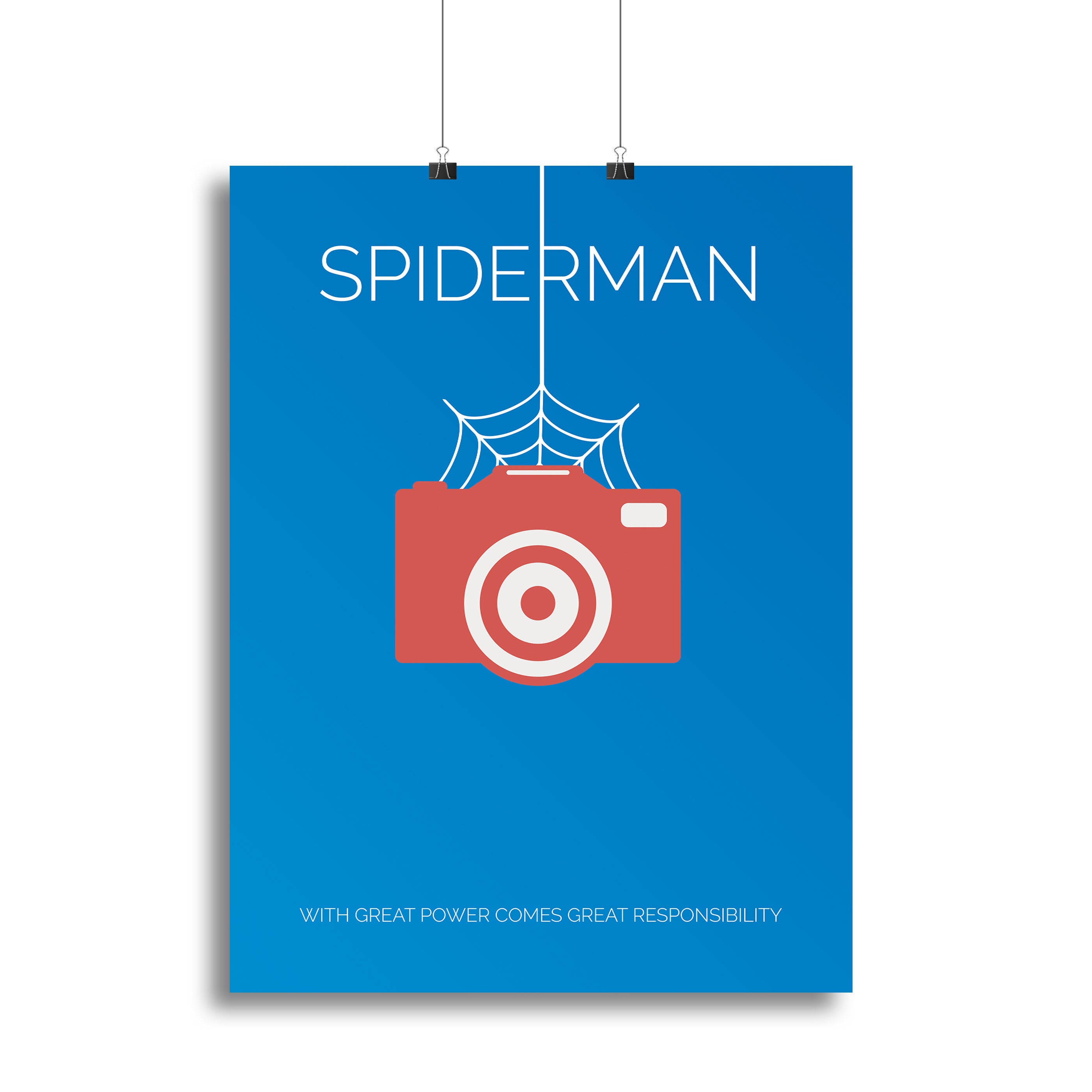 Spiderman Minimal Movie Canvas Print or Poster - Canvas Art Rocks - 2
