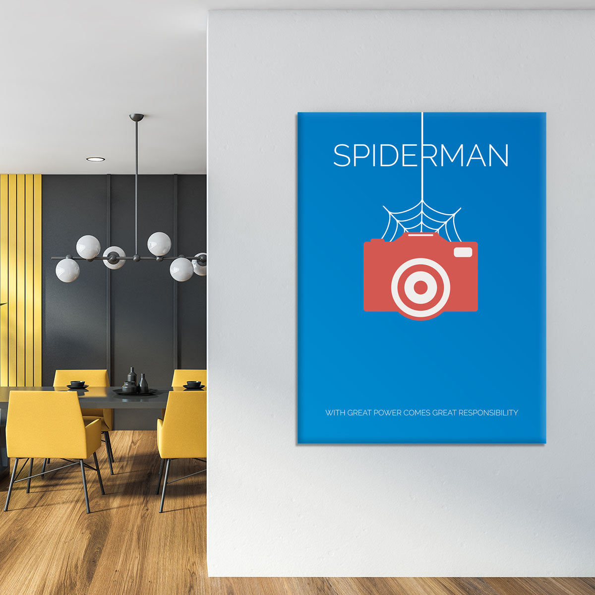 Spiderman Minimal Movie Canvas Print or Poster - Canvas Art Rocks - 4