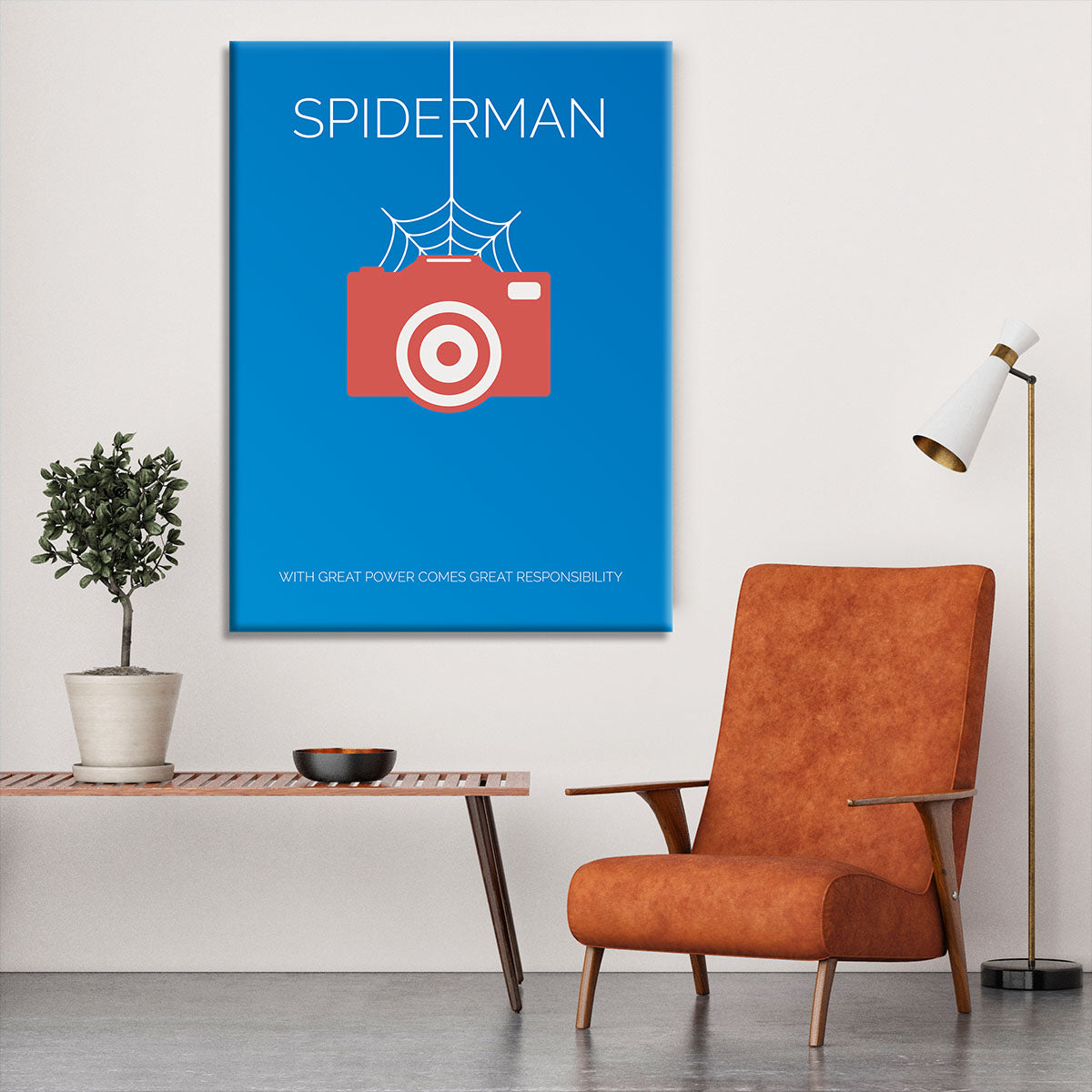 Spiderman Minimal Movie Canvas Print or Poster - Canvas Art Rocks - 6