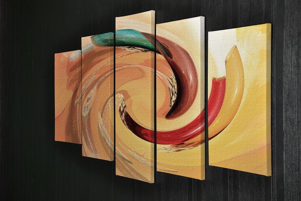 Spiral 5 Split Panel Canvas - Canvas Art Rocks - 2