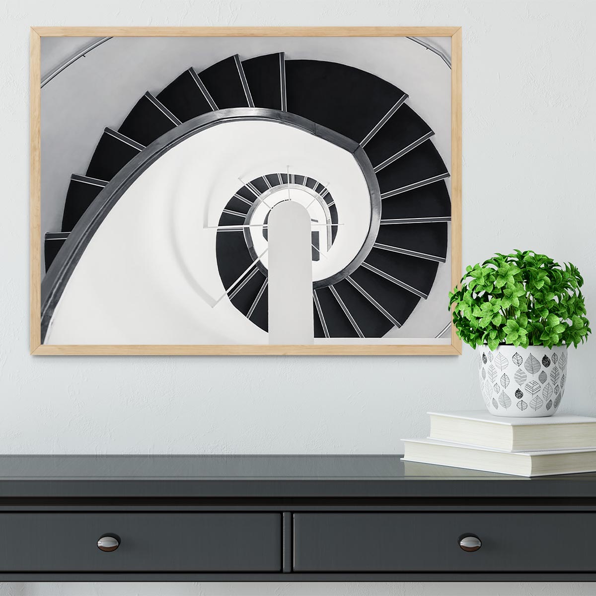 Spiral Staircase Framed Print - Canvas Art Rocks - 4