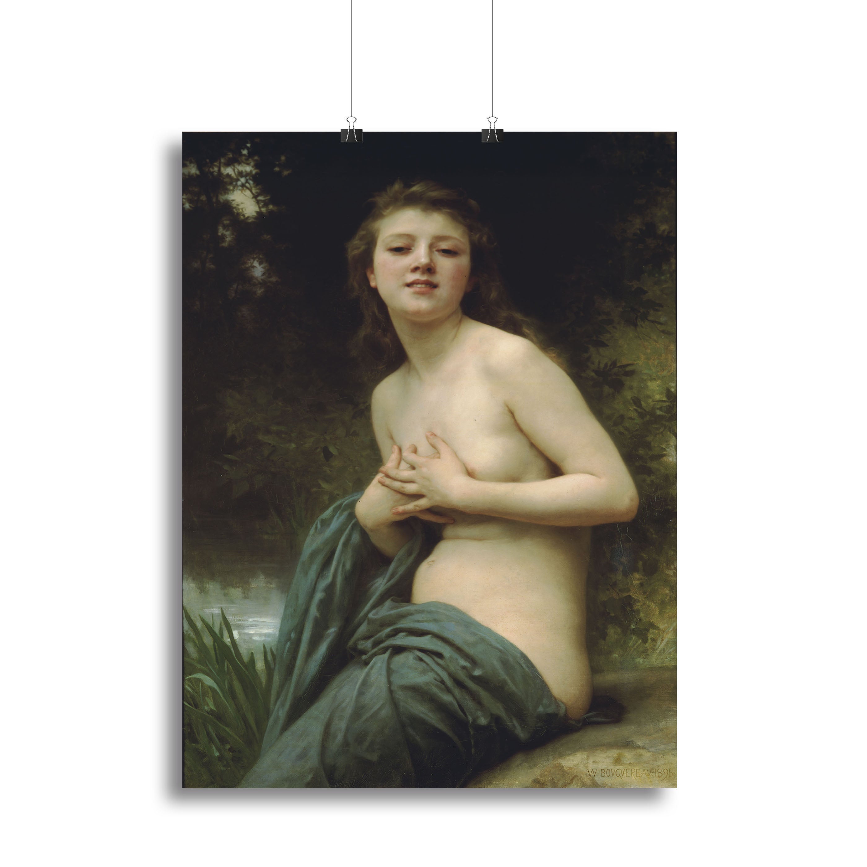 Spring Breeze By Bouguereau Canvas Print or Poster - Canvas Art Rocks - 2