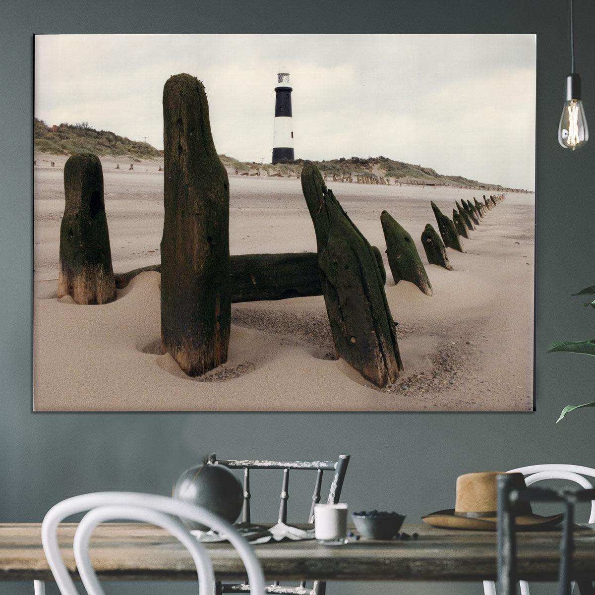 Spurn Point Lighthouse Canvas Print or Poster - Canvas Art Rocks - 3