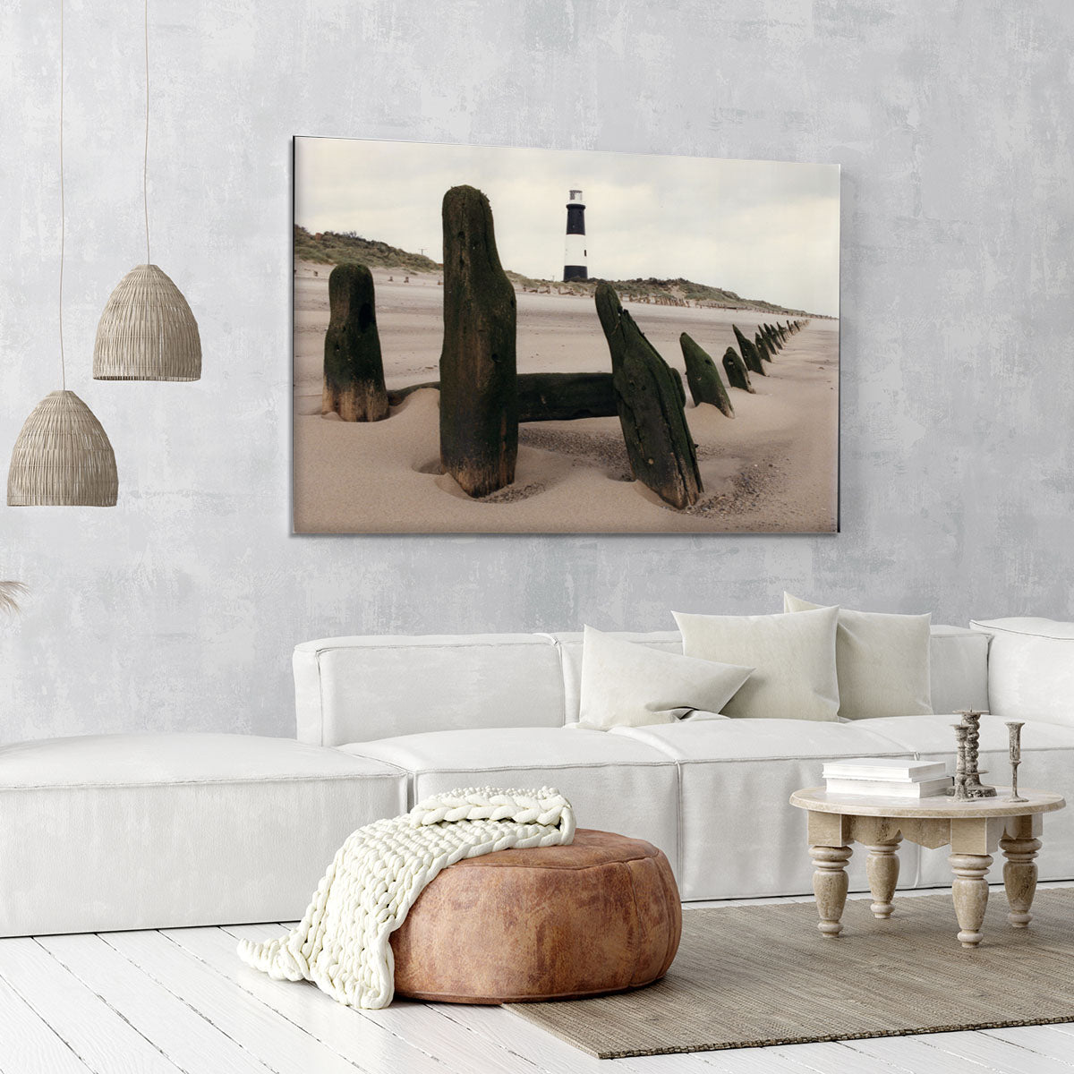 Spurn Point Lighthouse Canvas Print or Poster - Canvas Art Rocks - 6