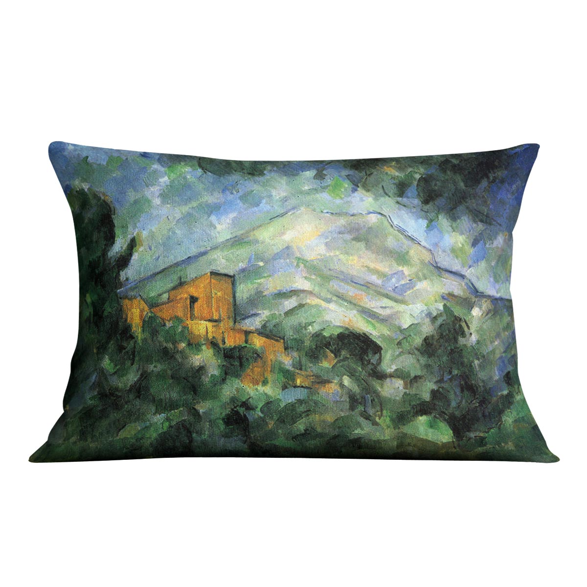 St. Victoire and Chateau Noir by Cezanne Cushion