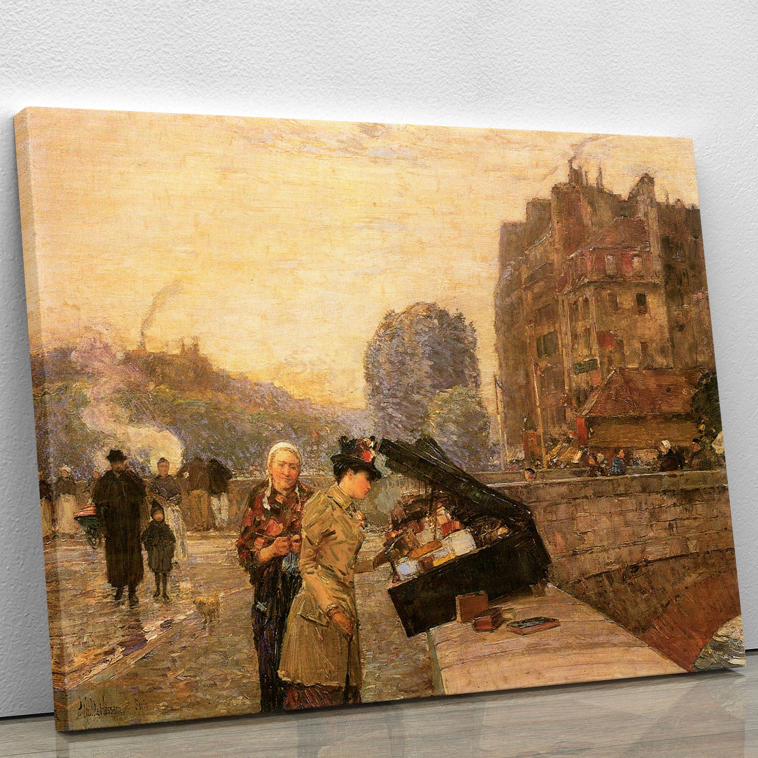 St Michel by Hassam Canvas Print or Poster - Canvas Art Rocks - 1